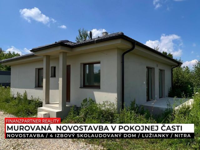Novostavba, 4 izbový skolaudovaný dom, Lužianky, Nitra