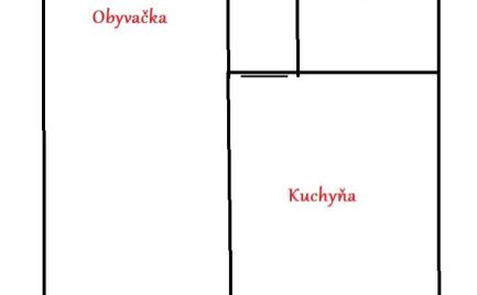 Veľký tehlový  1 izbový byt 35 m 2, s 2 loggiami, širšie centrum B. Bystrica, po rekonštrukcii  – Cena  132 000€