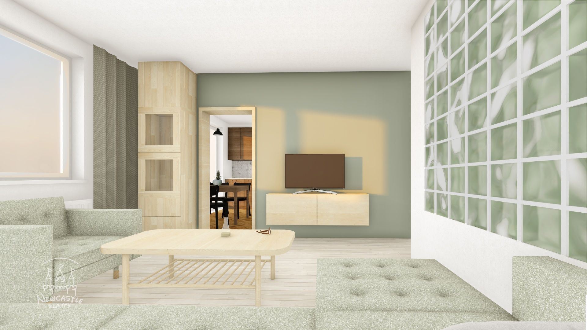 NEWCASTLE│Na predaj 3 izbový byt s moderným riešním pre homeoffice v GALANTE.