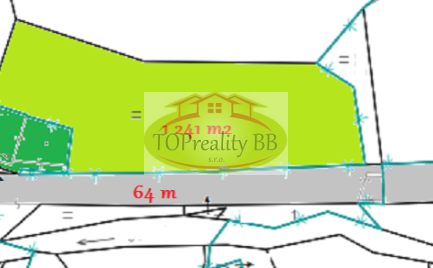 Dom chalupa s  pozemkom  1 241 m2, 17 km od B. Bystrice za cenu bytu  - Cena 135 000€