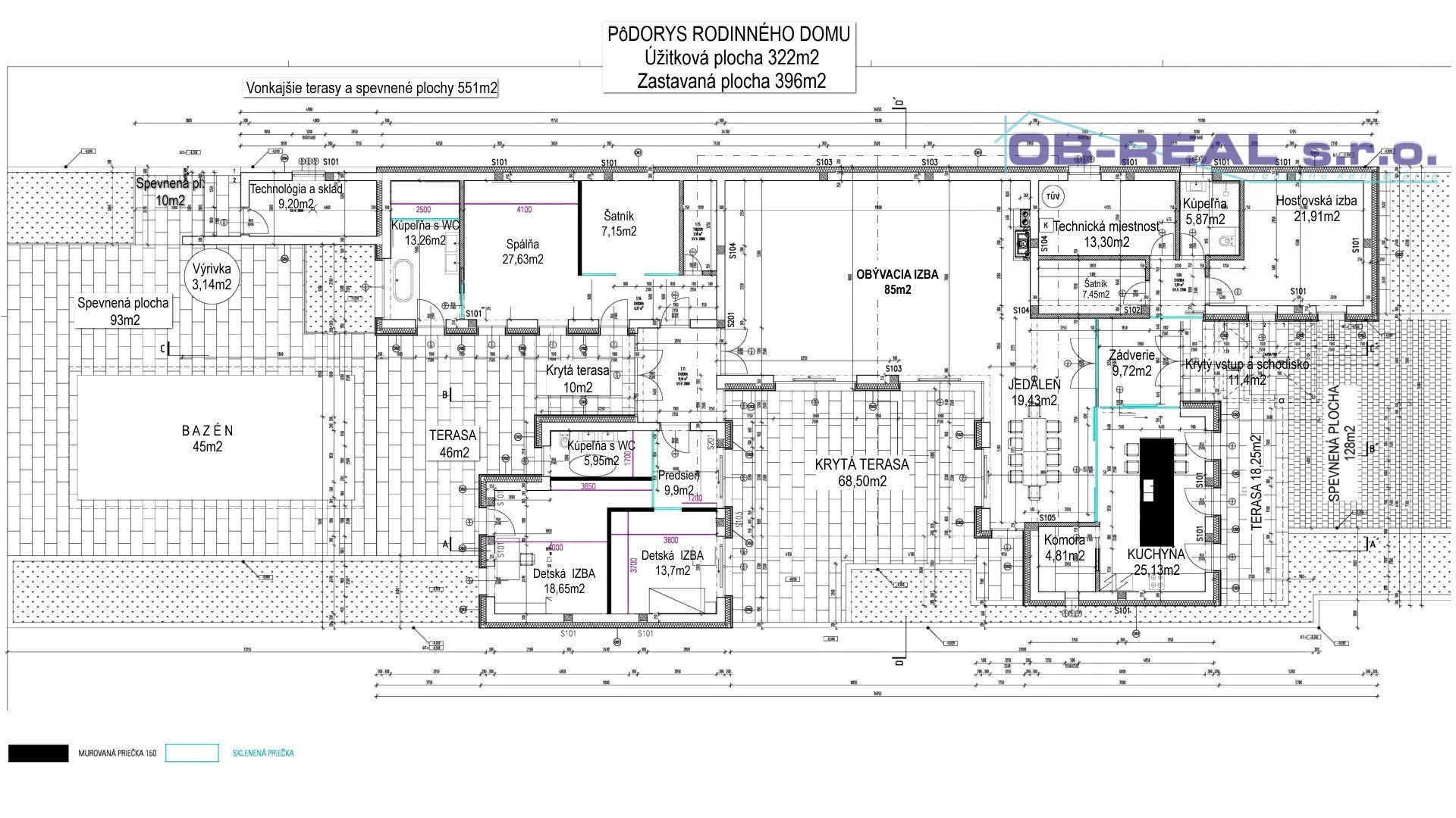 Ponúkame na predaj luxusnú novostavbu 5izb RD 322m2, pozemok 2738m2, 3-garáž 60m2, bazén 45m2