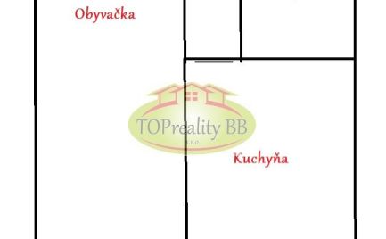 Veľký tehlový  1 izbový byt 35 m 2, s 2 loggiami, širšie centrum B. Bystrica, po rekonštrukcii  – Cena  122 000€
