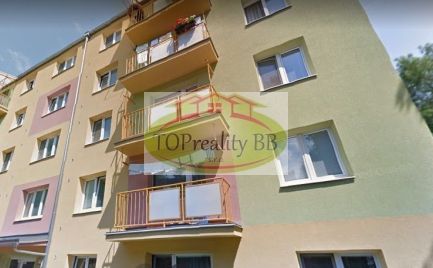 Byt  3 izbový s balkónom, 63 m2, Fončorda, Banská Bystrica, po čiastočnej rekonštrukcii  – cena  150 000€