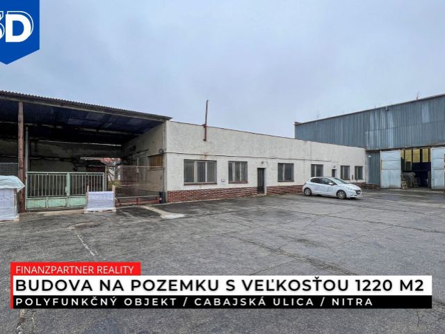 Polyfunkčný objekt, pozemok 1220 m2, Cabajská, Nitra + 3D