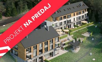 Projekt luxusných apartmánových chát v Demänovskej doline na predaj