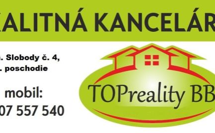 TOP PONUKA - Novostavba - 1 izbový byt , 45 m2 s lodžiou,  B. Bystrica – blízko centra  - cena 150 000€