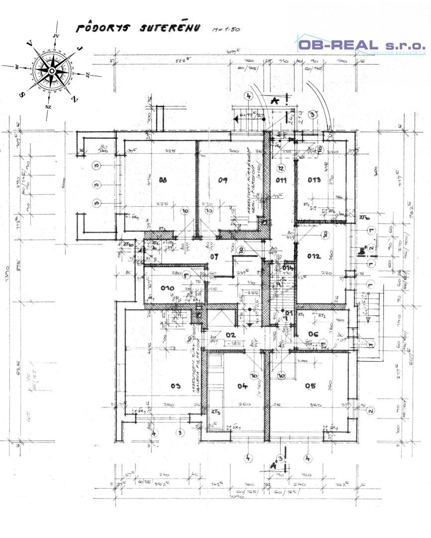 Predaj 7-izb rodinného domu úžitková 263m2, výstavba 1985, pozemok 1227m2