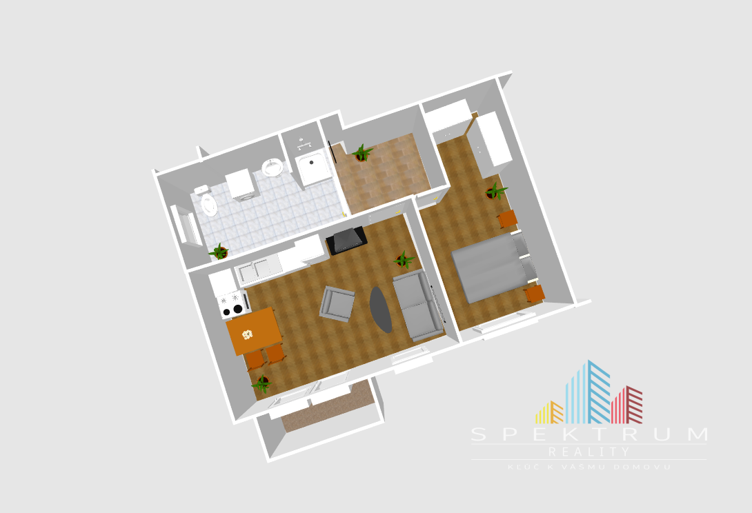 EXKLUZÍVNE  na predaj 2 izb. byty v novostavbe- obec  Motešice s parkovacím miestom / balkónom /pivnicou