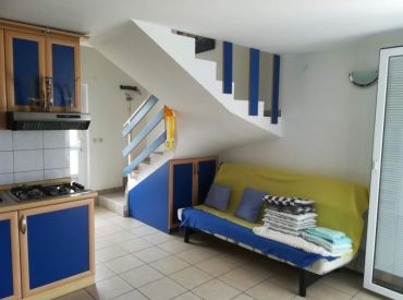 Mezonetový apartmán blízko pláže s výhľadom na more, Chorvátsko Zaton