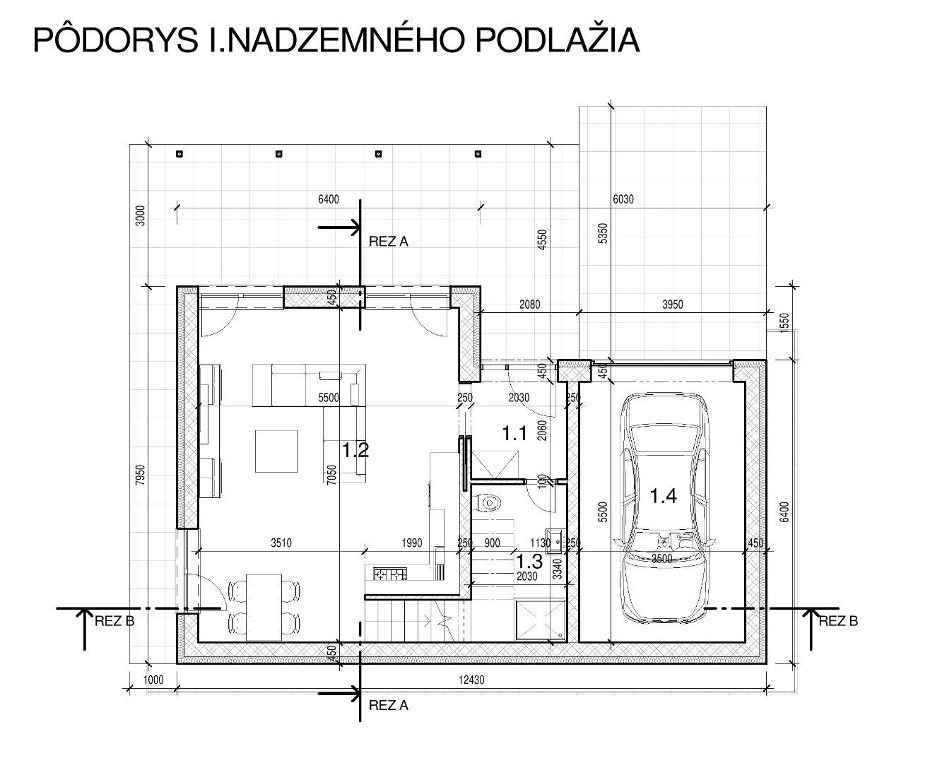 ADOMIS - Predám pekný stavebný pozemok s platným stav.povolením na výstavbu 2-podlažného domu, obec Čaňa, len 12 min z Košíc.