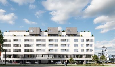 Úplne nový 1-izb. byt s terasou na Haburskej ul. v Ružinove