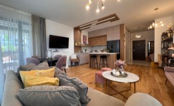 Predaj-  exkluzívny dizajnový 3- izb. byt s loggiou(spolu s loggiou 96,6 m2) v lukratívnom projekte Nová Koliba, ul. Pod Vtáčnikom, BA III