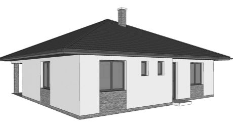 PREDAJ - Novostavba 3/4 izbového domu typu Bungalov vo Svätom Petri