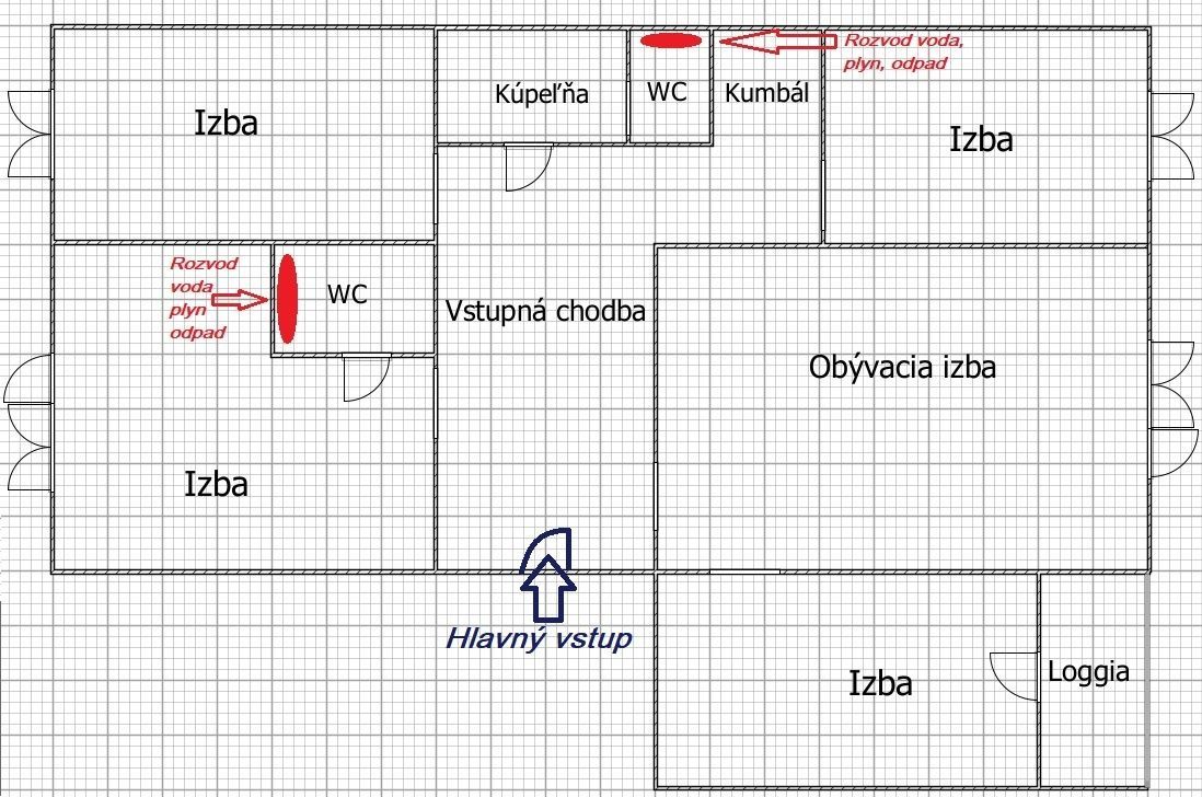 JKV REAL I Ponúkame na predaj veľkometrážny 4 izbový byt v meste Levice