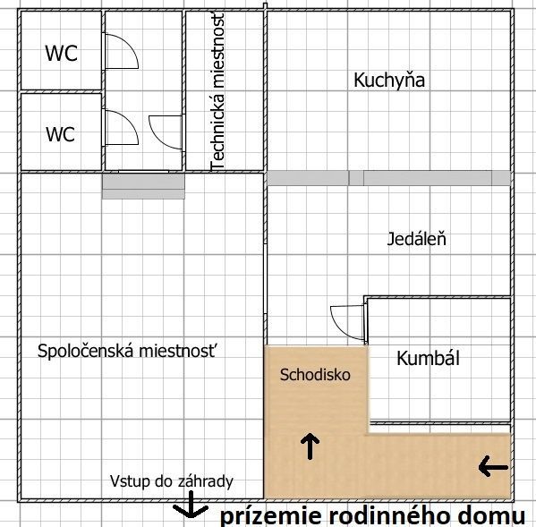 Rodinný dom na predaj v blízkosti kúpeľov Podhájska obec Trávnica spoločnosť JKV REAL