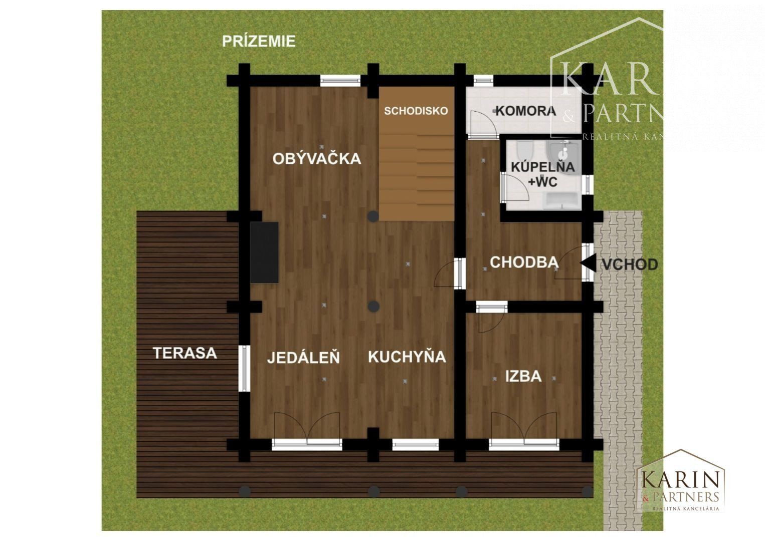 Predaj – Atraktívny zrubový rodinný dom s osobitou atmosférou - Devínska Nová Ves. BA IV- TOP PONUKA !