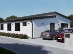 VOĽNÝ; Novostavba 4 izb. rodinného domu ,,B,, 89m2 vo Veľkej Mači na predaj