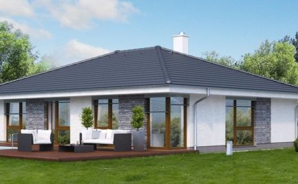 Novostavba rodinný dom bungalov, s pozemkom 670 m2,  B. Bystrica – cena 490 000€