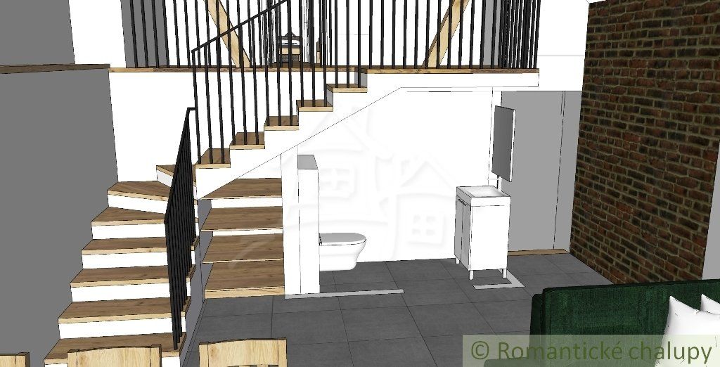 Nová výrazne nižšia cena!!!Dom s hotovou apartmánovou vizualizáciou na dokončenie Heľpa.