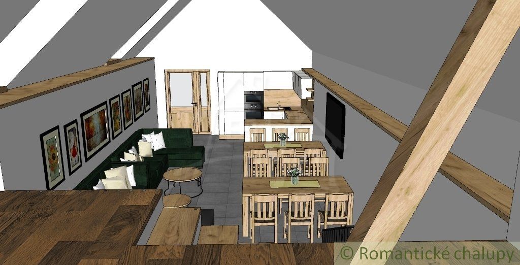 Nová výrazne nižšia cena!!!Dom s hotovou apartmánovou vizualizáciou na dokončenie Heľpa.