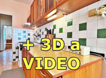 ViP 3D a Video. Úžasný 2,5-izbový byt s loggiou 73m2 a nízkymi nákladmi, Slnečná BB