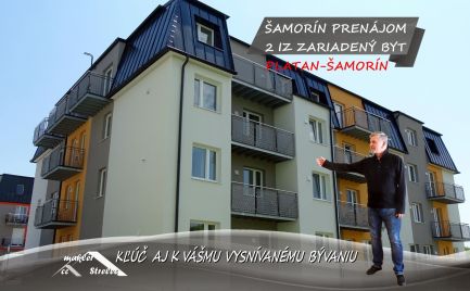 2-izbový zariadený byt s balkónom, prenájom, Šamorín