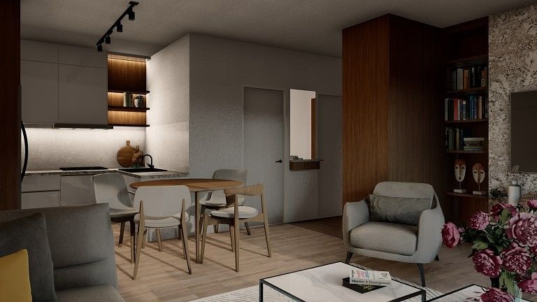 Predaj - 3 izbový byt v novostavbe v obci Ludanice - ID 138-113-LUGU