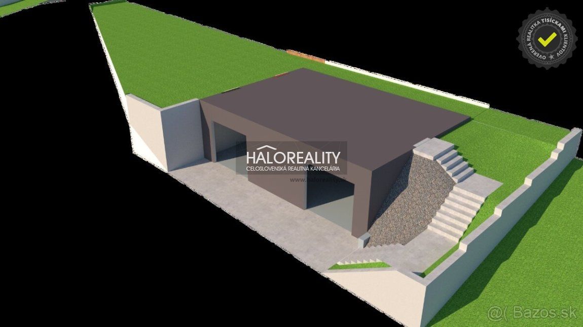 HALO reality - REZERVOVANÉ - Predaj, pozemok pre rodinný dom   1100 m2 Badín - ZNÍŽENÁ CENA - IBA U NÁS