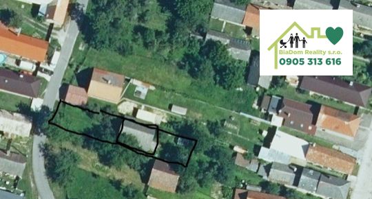 PREDANÉ / BiaDom Reality / Stavebný pozemok 550m2 + Hospodárska budova Poluvsie, okr.Prievidza