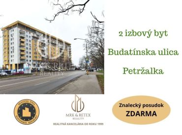 Budatínska ulica - 2 iz. byt novostavba s park. státím v cene