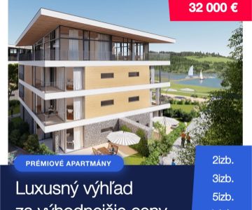 Zľava až 32 000 EUR - luxusné bývanie na Liptove