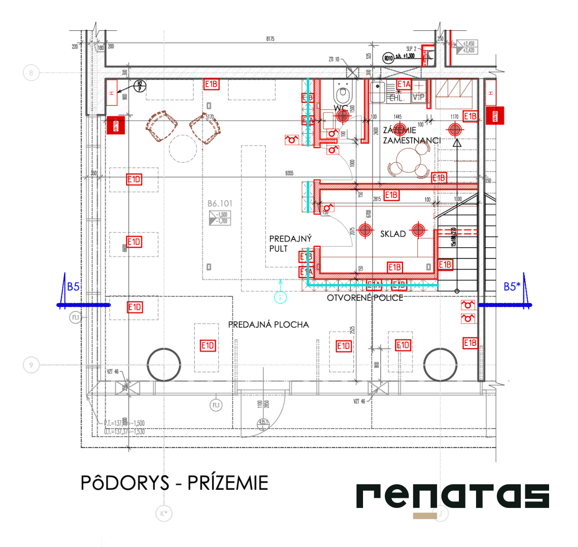 RENATAS - Prenájom výkladového obchodného priestoru Prístavná