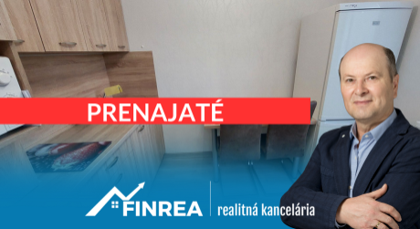 FINREA│ 1-izbový byt v Martin Košúty I   prenájom,( 30m2)