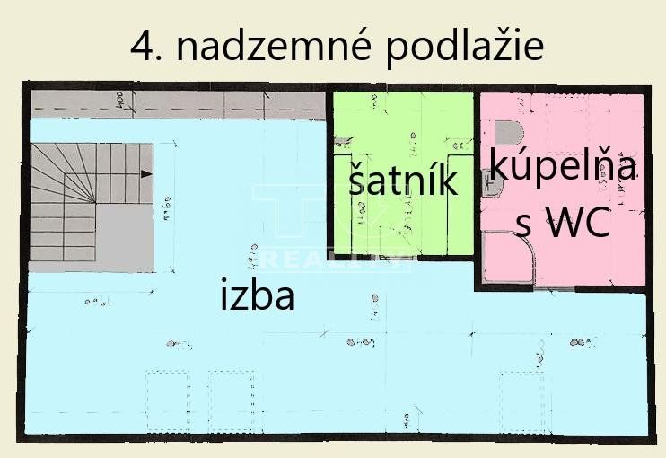 PREDAJ -> PRIESTRANNÝ mezonetový 5 izbový veľkometrážny BYT, VINOSADY, 153,29 m2