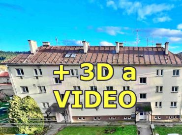 ViP 3D a video. 3+1 tehlový 83m2 s garážou a parkovaním. B. Bystrica - Slov. Ľupča
