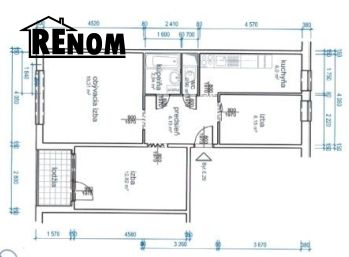 Rezervovaný /// Slnečná 3iz + lodžia, 62m2