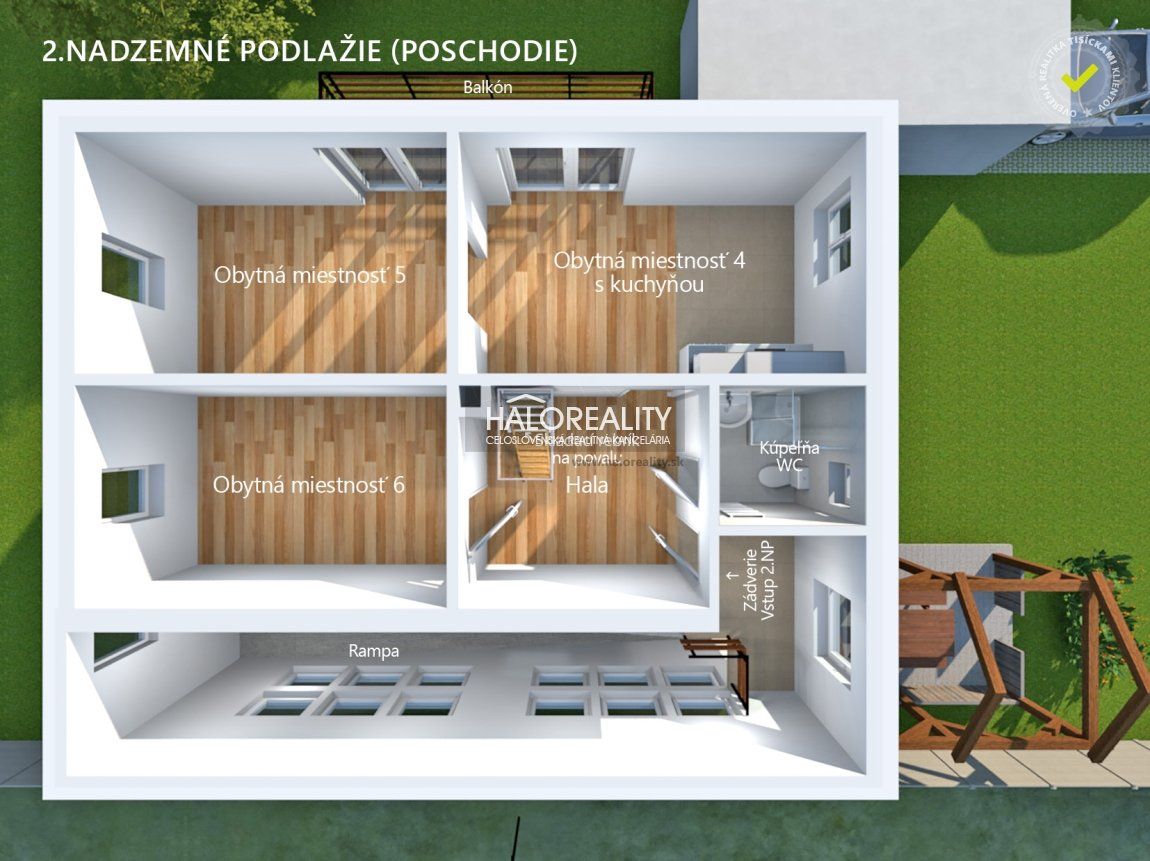 HALO reality - Predaj, rodinný dom Bratislava Ružinov, Trnávka, (2015) dvojgeneračný - NOVOSTAVBA - ZNÍŽENÁ CENA - EXKLUZÍVNE HALO REALITY
