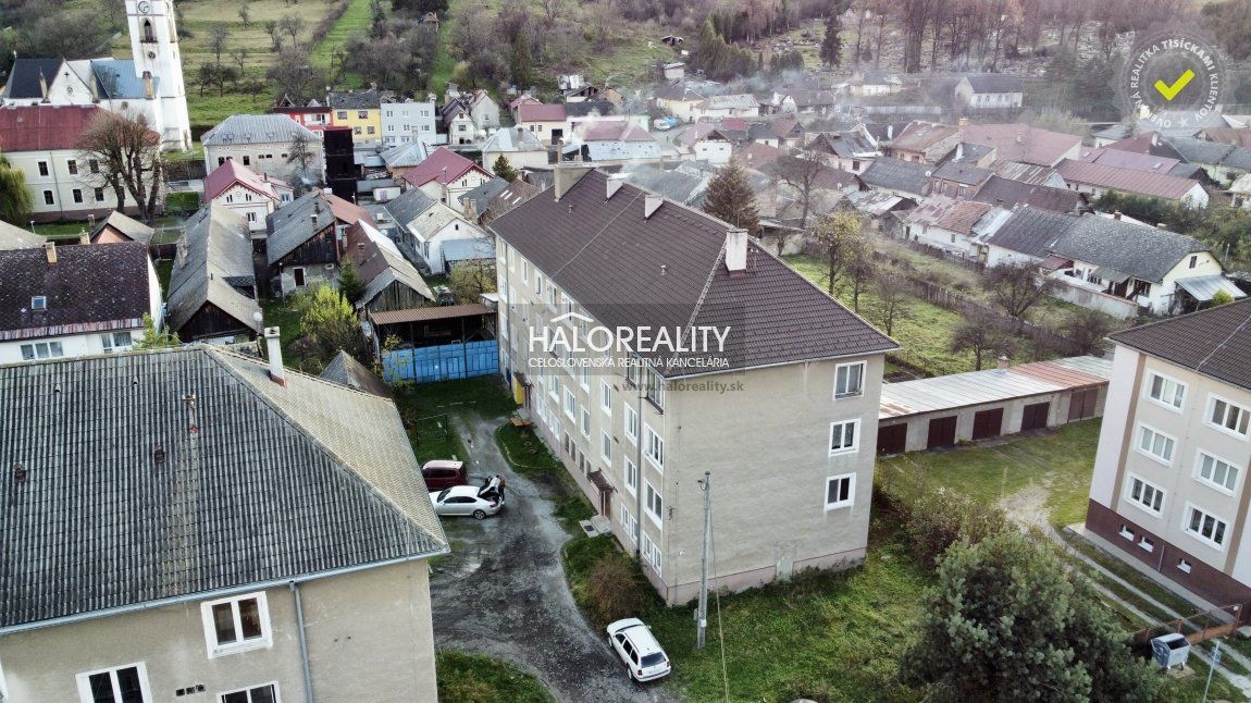 HALO reality - Predaj, jednoizbový byt Dobšiná - EXKLUZÍVNE HALO REALITY