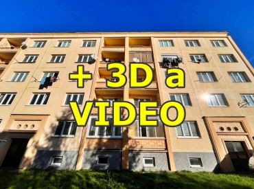 ViP 3D a video. 3+1 byt 75m2 s loggiou,  nízke náklady. Zvolen - širšie centrum
