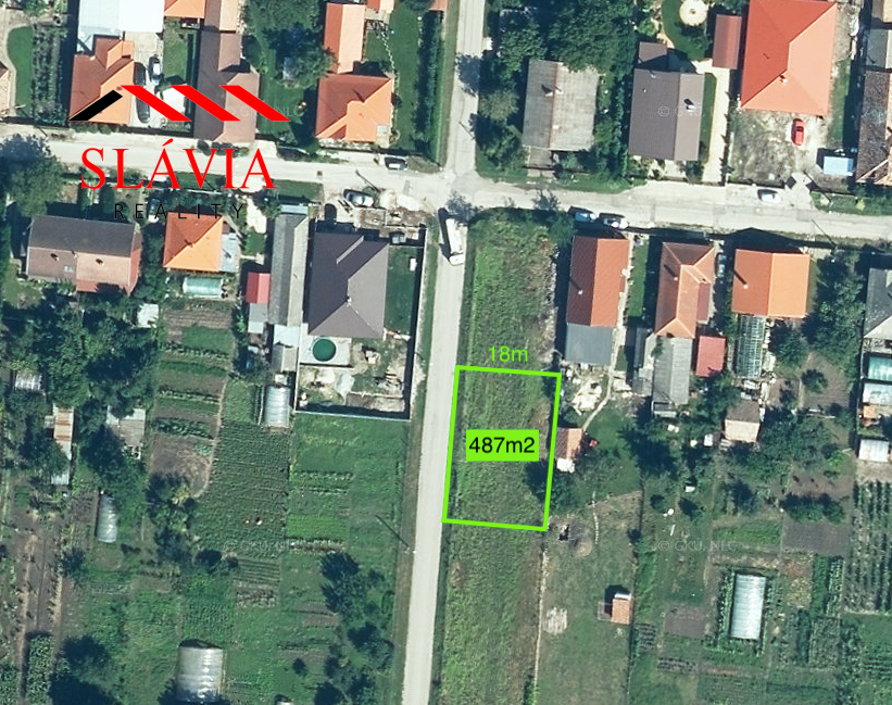 Na predaj stavebný pozemok v intraviláne obce Žihárec - 487m2