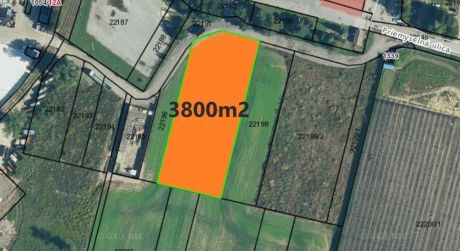 PRIEMYSELNÝ POZEMOK v Zohore s ÚZEMNÝM ROZHODNUTÍM je na predaj-3800m2