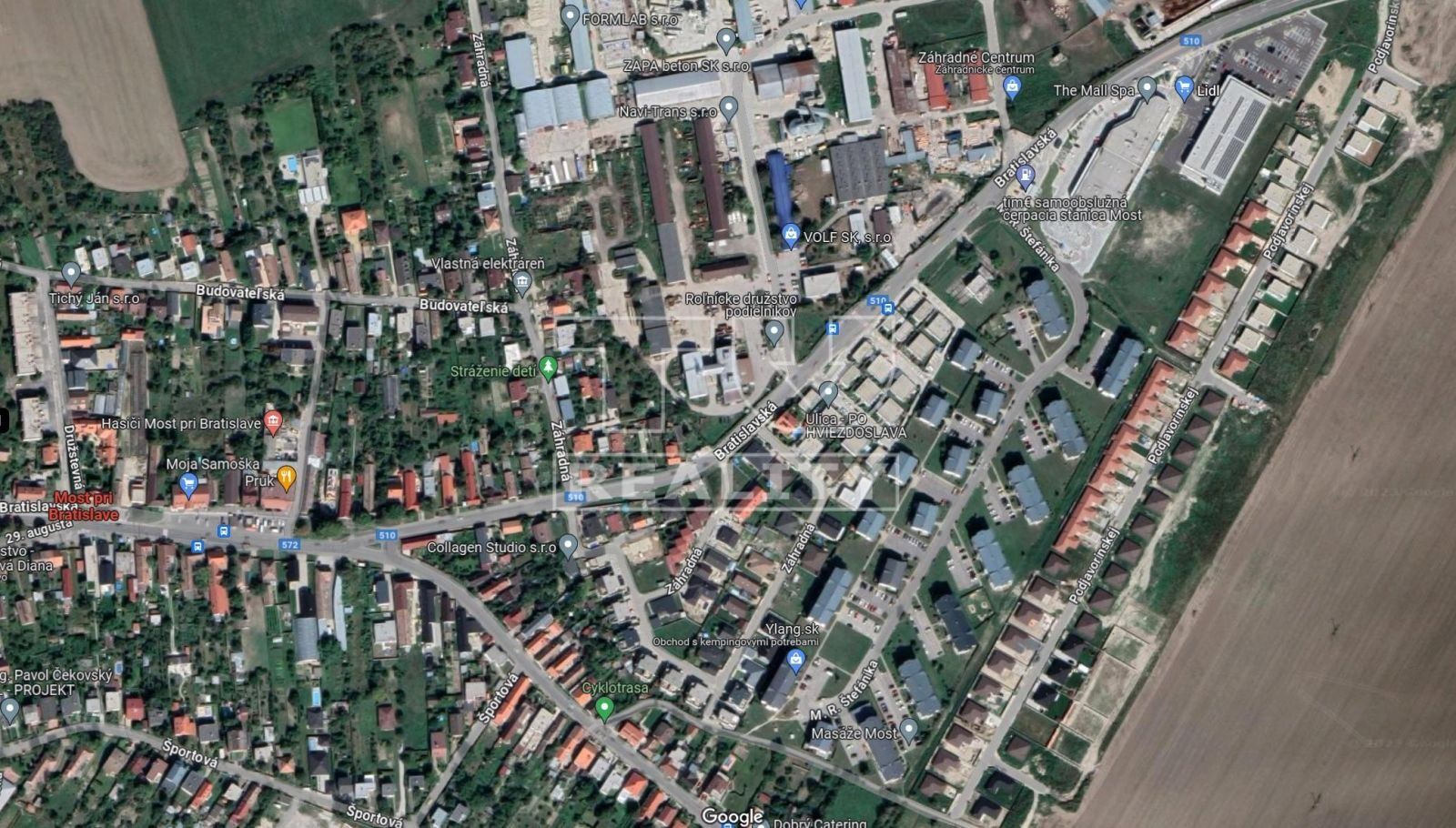 TUreality ponúka stavebný pozemok, 600m2, Most pri Bratislave