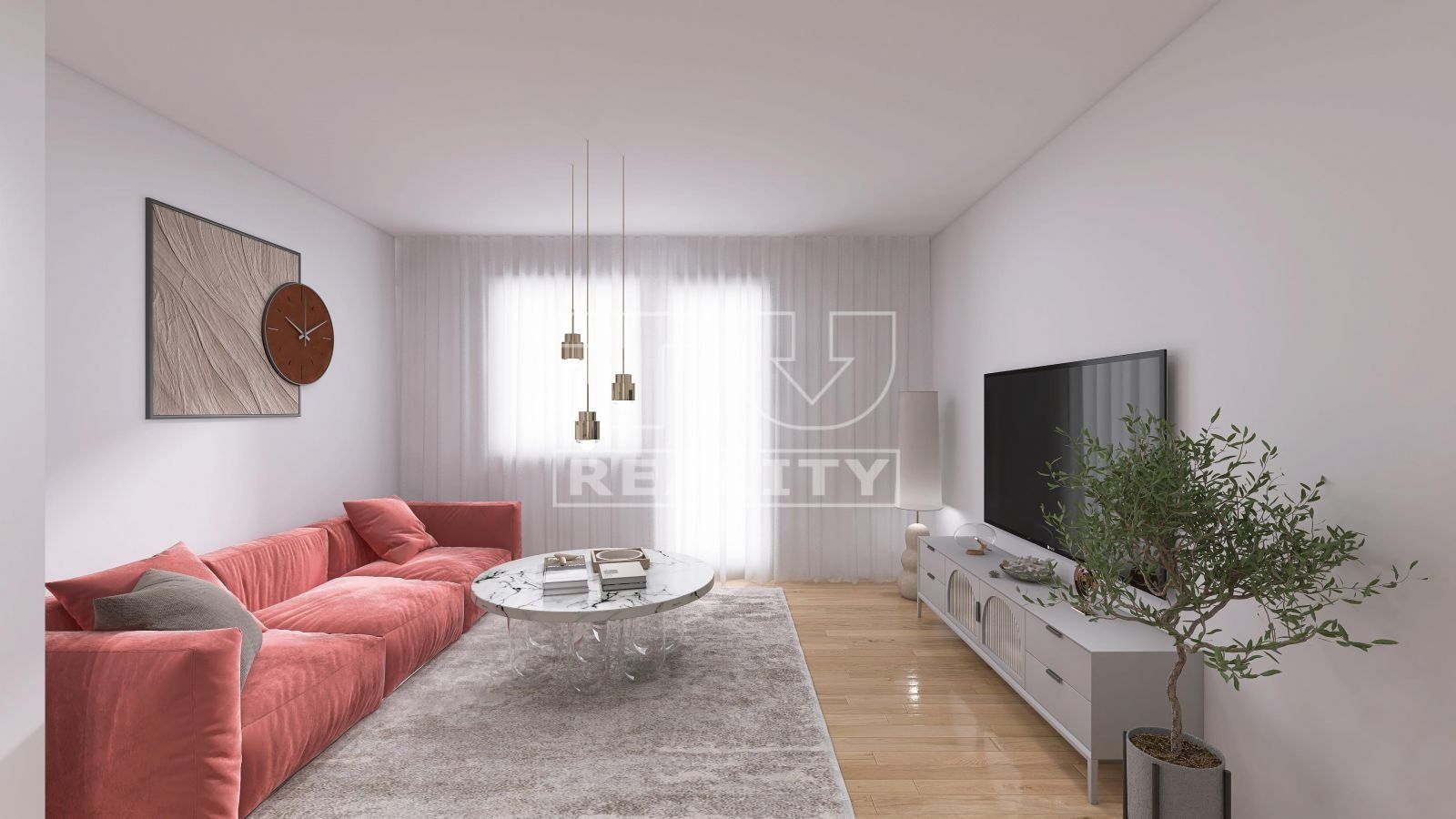 Nový 2-izbový byt s balkónom v projekte Ovocné sady pri bratislavskom letisku, 46,9 m2