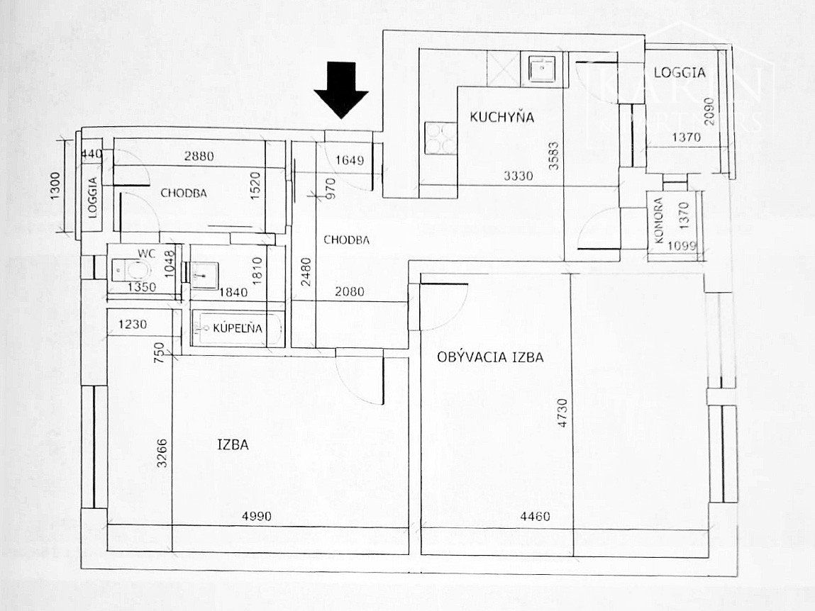 2-izbový byt s loggiou, Súťažná, TOP lokalita! 500 bytov, Nivy, Ružinov, BA II. Kompletná rekonštrukcia.