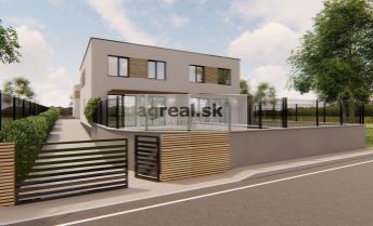 Predaj- nadštandardne riešený projekt štyroch nízkoenergetických 5-izbových rodinný domov (ÚP 157,76 m2), Hainburg an der Donau