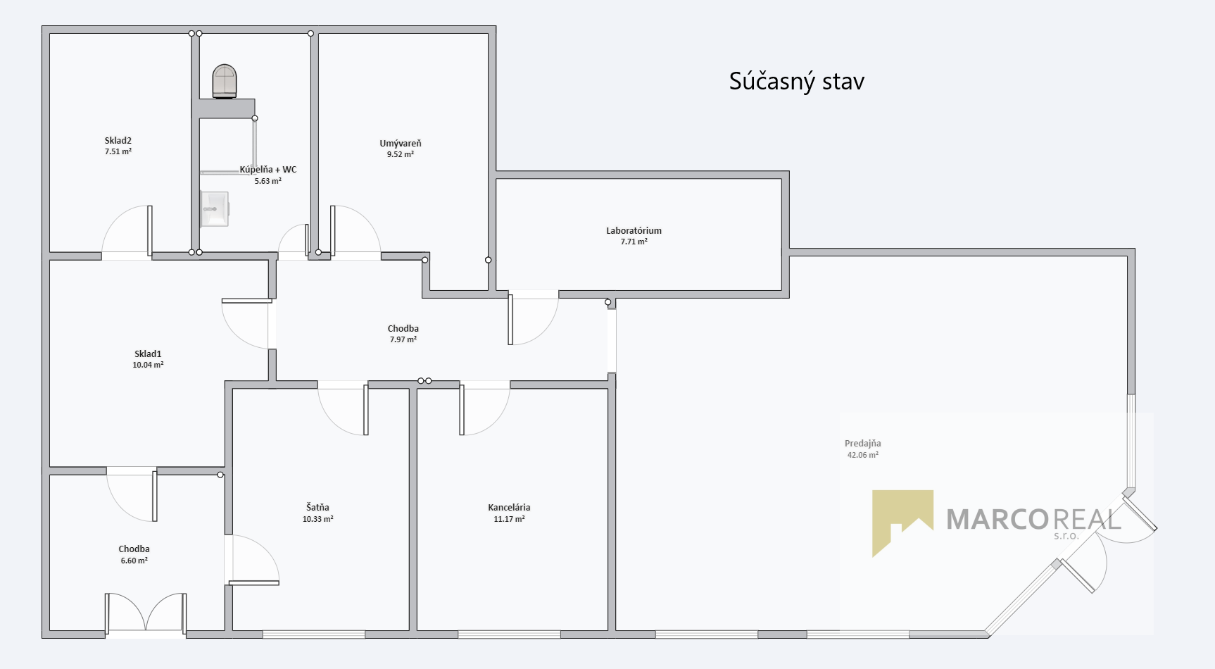 Obchodný priestor 123,5m2 na frekventovanom mieste