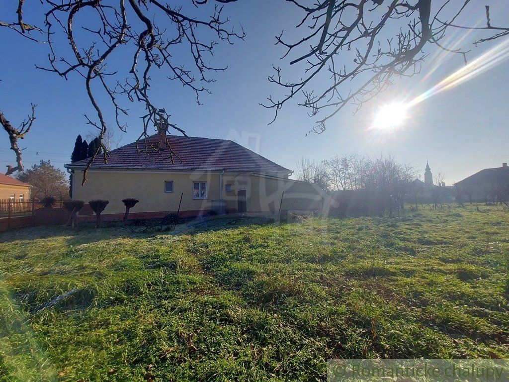 Priestranný podpivničený dom s veľkým pozemkom vo vinárskej obci Búč