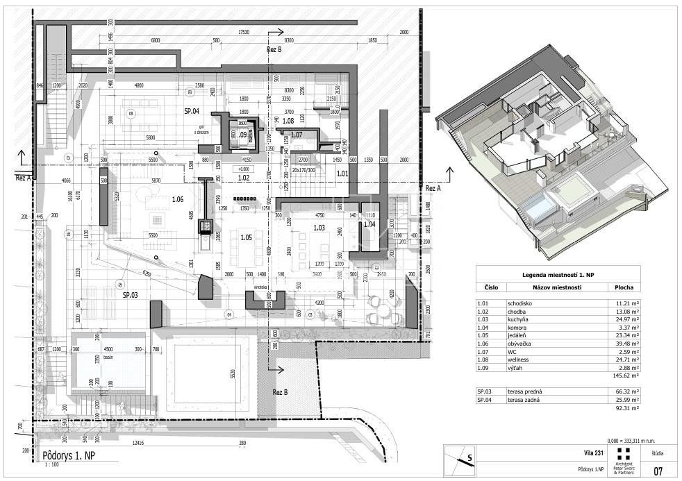 EXKLUZÍVNA NOVOSTAVBA – Rodinný dom 5KK, nachádzajúci sa v centre mesta Považská Bystrica