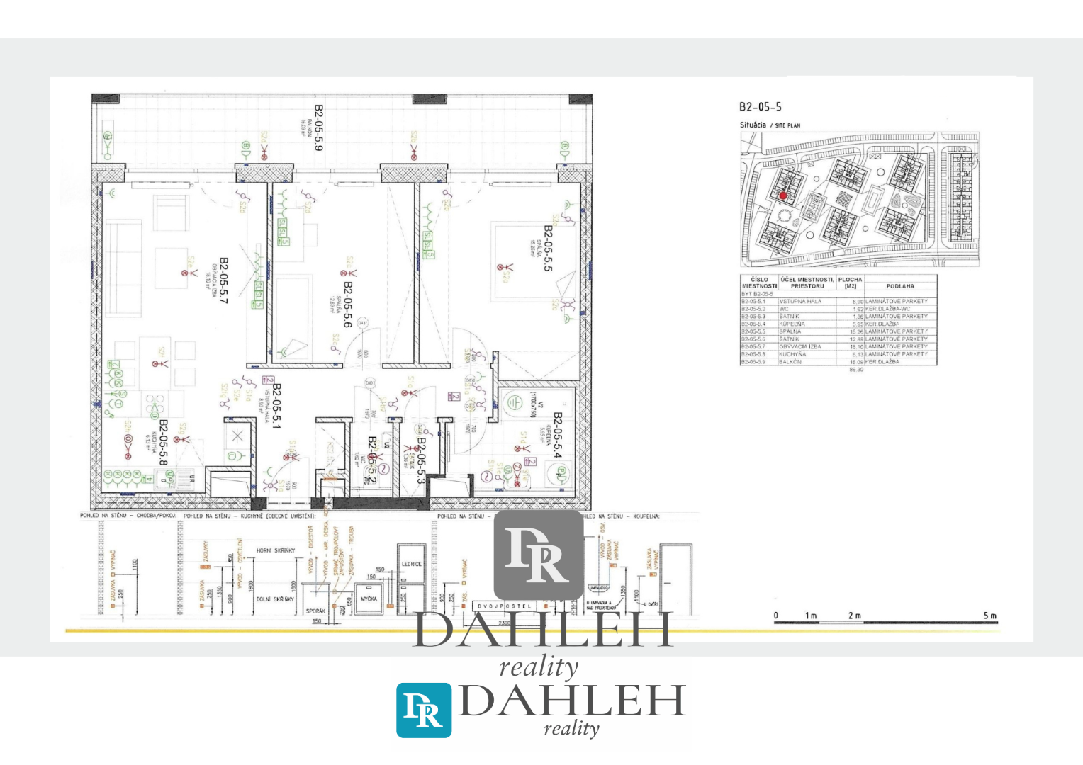 DAHLEH-Na predaj 3-izbový byt na ul. Béžová v projekte Slnečnice