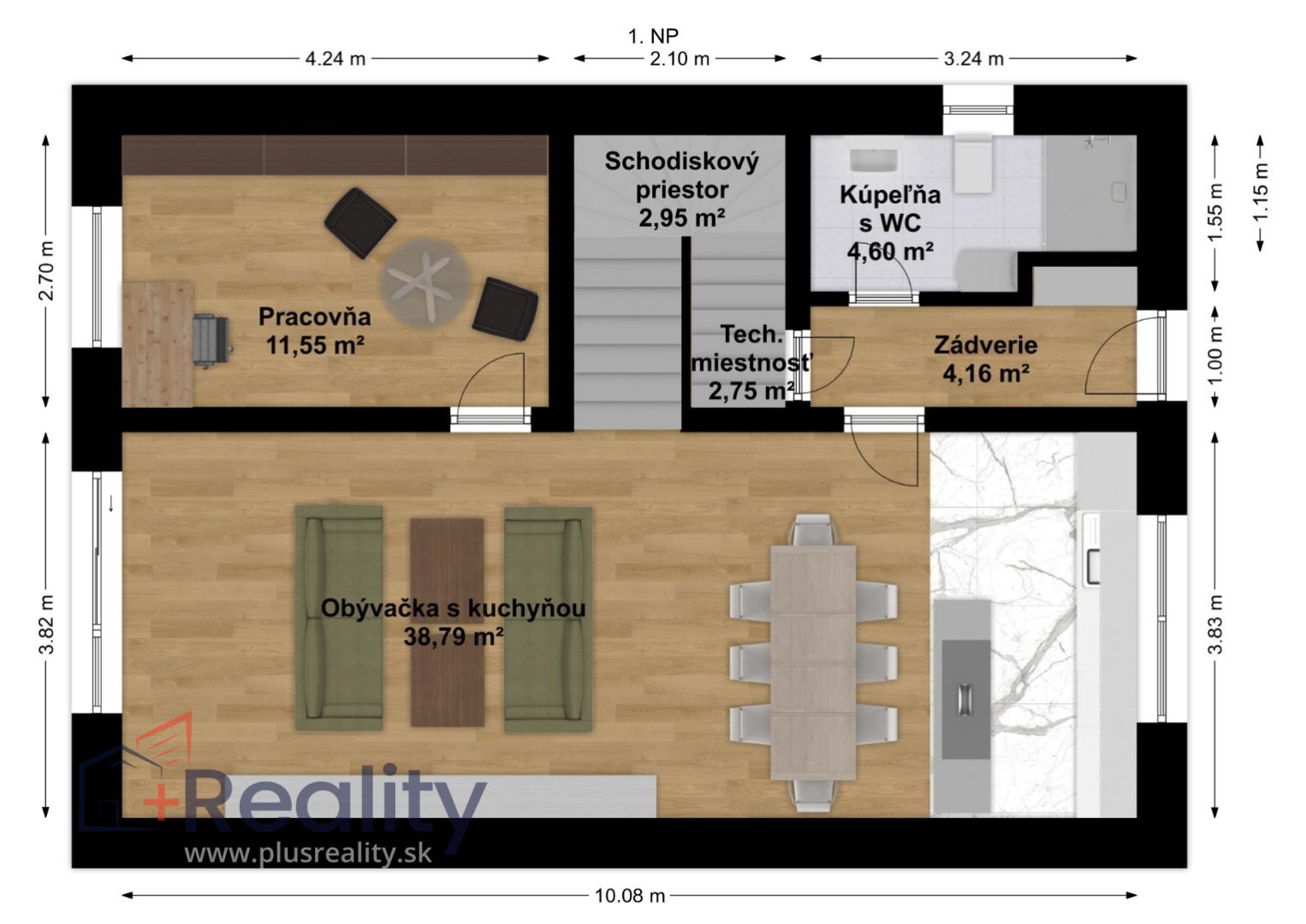 Galéria: PLUS REALITY | Priestranné 5-izbové rodinné domy v projekte KRÁĽOVIANKY na predaj! 